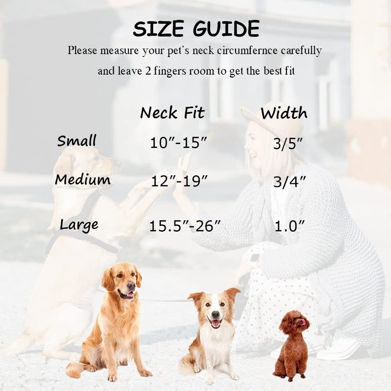 YUDOTE Durable Dog Collar with Maple Leaves Pattern, Neoprene Padded Soft and Comfortable, Adjustable Collars for Small Dogs & Puppies - Image 4